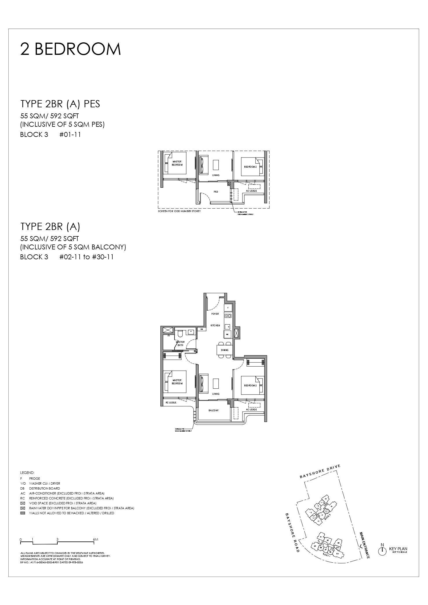 2 Bedroom Floor Plan