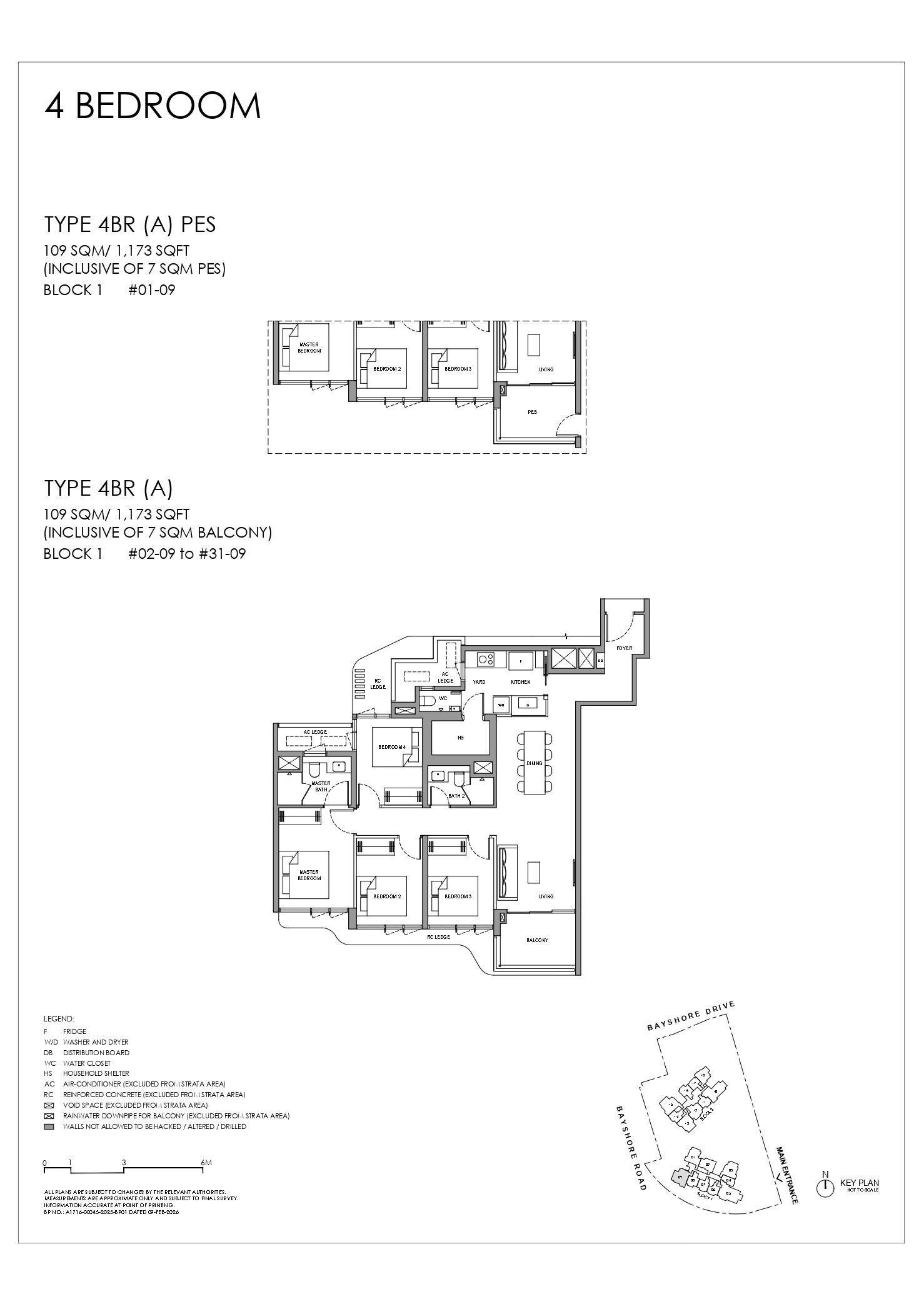 4 Bedroom Floor Plan